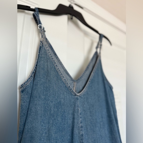 ZARA Denim Blue Maxi Dress - Picture 11 of 13